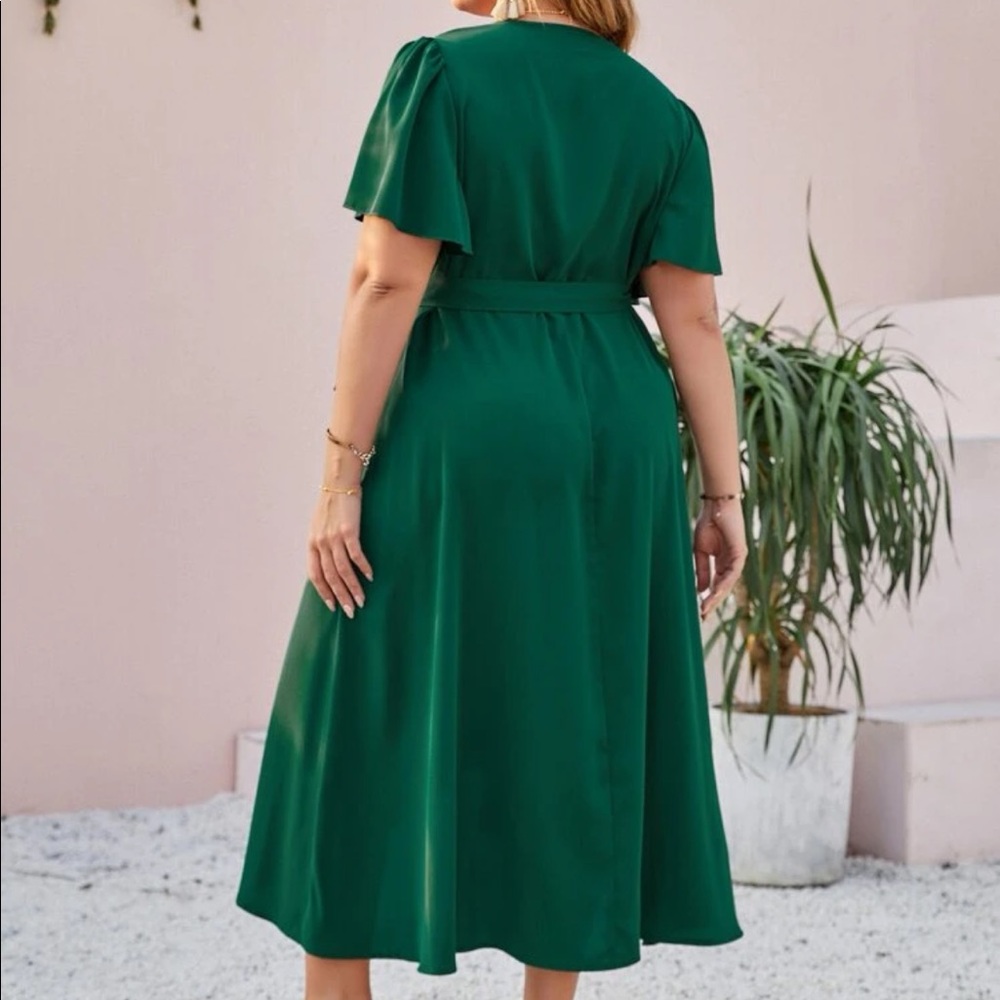 Boho plus size wrap dress - Picture 16 of 16